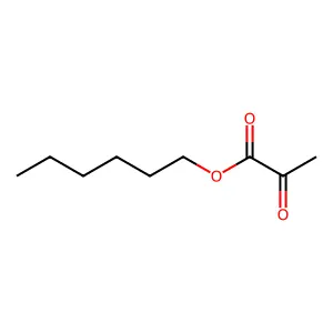 Hexyl pyruvate structure