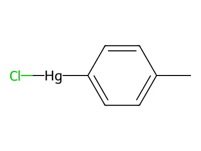 Mercury, chloro(4-methylphenyl)- structure