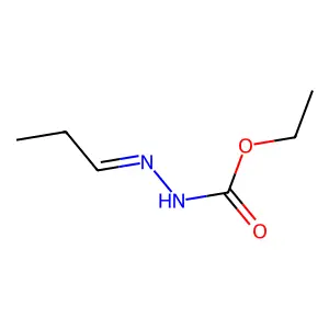 Ethyl hydrogen propylidenecarbonohydrazonate structure