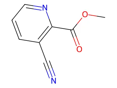 Methyl 2-cyanonicotinate structure