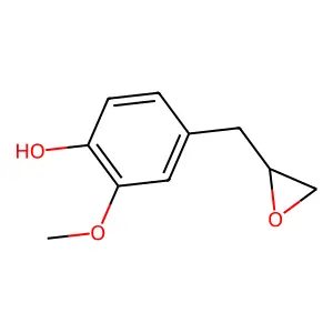 Phenol, 2-methoxy-4-(2-oxiranylmethyl)- structure