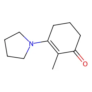 2-Methyl-3-(pyrrolidin-1-yl)cyclohex-2-en-1-one structure