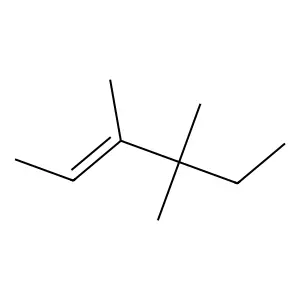 3,4,4-Trimethylhex-2-ene structure