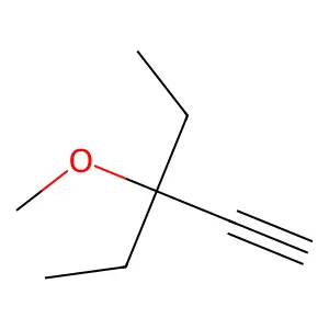 1-Pentyne, 3-ethyl-3-methoxy- structure