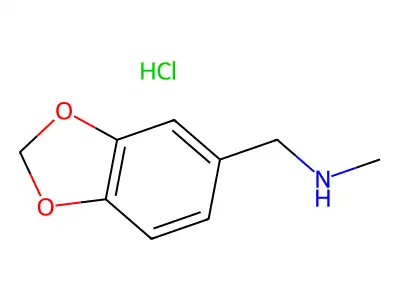 (1,3-二氧杂茚-5-基甲基)(甲基)胺 structure