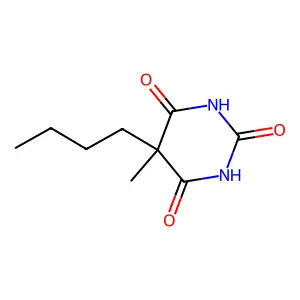 5-Butyl-5-methylpyrimidine-2,4,6(1h,3h,5h)-trione structure