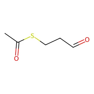 S-(3-Oxopropyl) ethanethioate structure