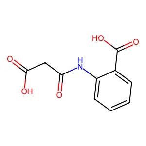 2-(2-Carboxyacetamido)benzoic acid structure