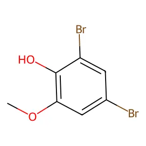 2,4-Dibromo-6-methoxyphenol structure