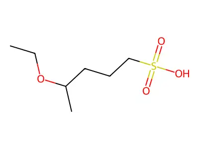 4-Ethoxy-1-pentanesulfonic acid structure