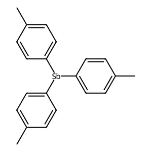 Tris(4-methylphenyl)stibine structure
