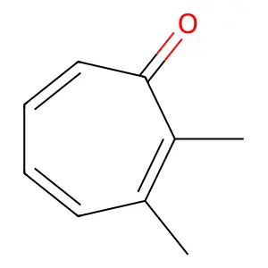 2,3-Dimethyl-2,4,6-cycloheptatrien-1-one structure