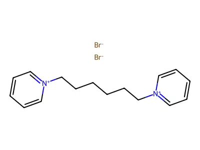 1,1'-(Hexane-1,6-diyl)di(pyridin-1-ium) dibromide structure