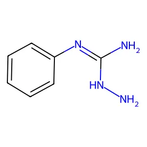 N-phenylhydrazinecarboximidamide structure