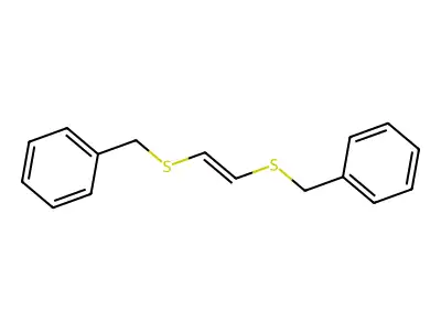 1,2-Bis(benzylsulfanyl)ethene structure