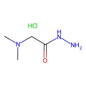 N,N-Dimethylglycine hydrazide hydrochloride structure