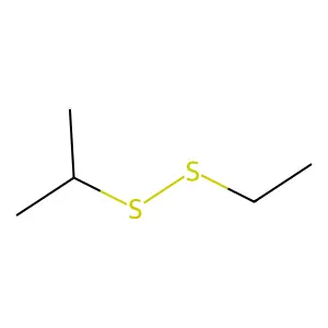 Ethyl isopropyl disulfide structure