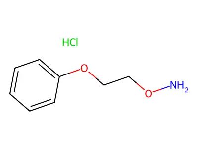 2-Phenoxyethoxyazanium chloride structure