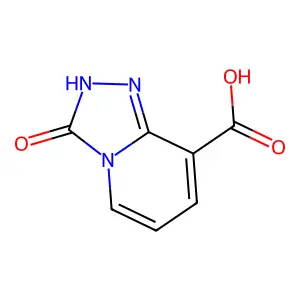 3-oxo-2H,3H-(1,2,4)triazolo(4,3-a)pyridine-8-carboxylic acid structure