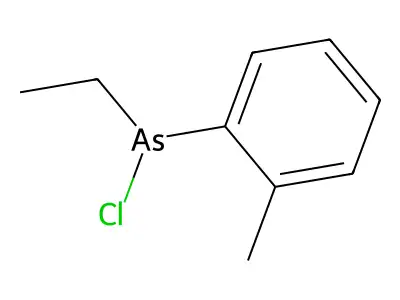 Arsinous chloride, ethyl(2-methylphenyl)- structure