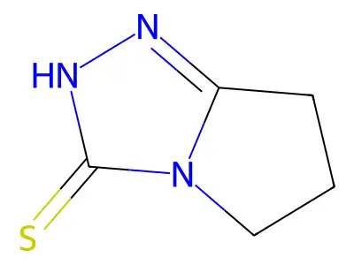 6,7-Dihydro-2H-pyrrolo[2,1-c][1,2,4]triazole-3(5H)-thione structure