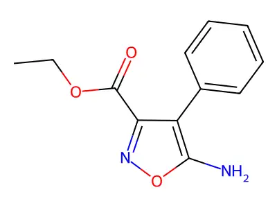 Ethyl 5-amino-4-phenyl-1,2-oxazole-3-carboxylate structure