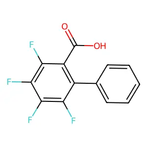 2-Phenyltetrafluoro-benzoic acid structure