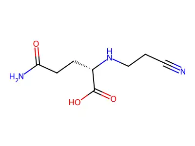 gamma-Glutamyl-beta-aminopropiononitrile structure