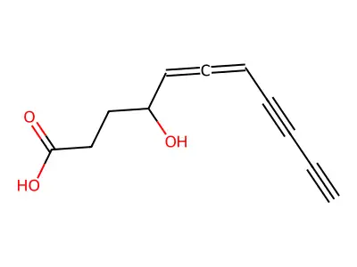 草居蕈酸 structure