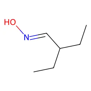 2-Ethylbutyraldehyde oxime structure