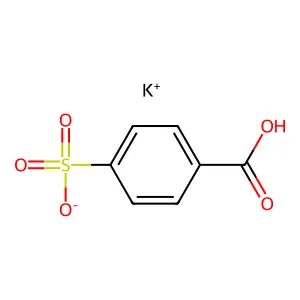 4-Sulfobenzoic acid potassium salt structure