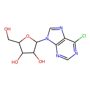 6-Chloropurine riboside structure
