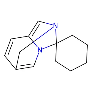 Spirocyclohexane-1,2'-(1,3-diazaadamantane) structure