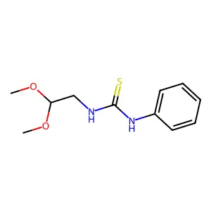 3-(2,2-Dimethoxyethyl)-1-phenylthiourea structure