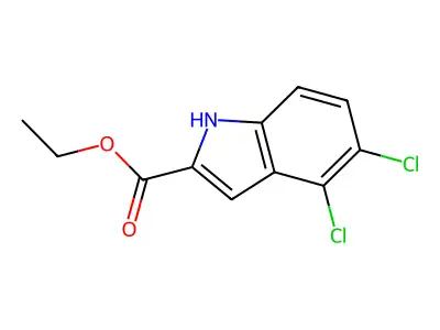 ethyl 4,5-dichloro-1H-indole-2-carboxylate structure