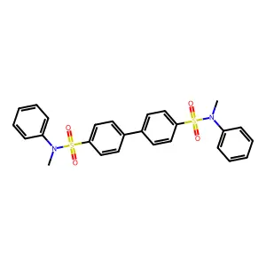 N4,N4'-dimethyl-N4,N4'-diphenyl-[1,1'-biphenyl]-4,4'-disulfonamide structure