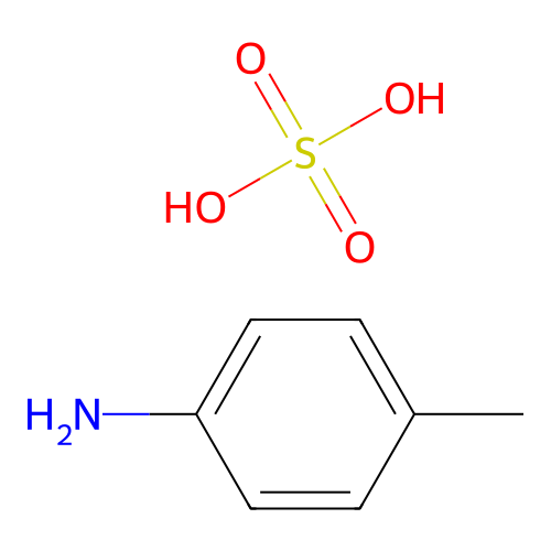p-Toluidine sulphate (1:1) structure