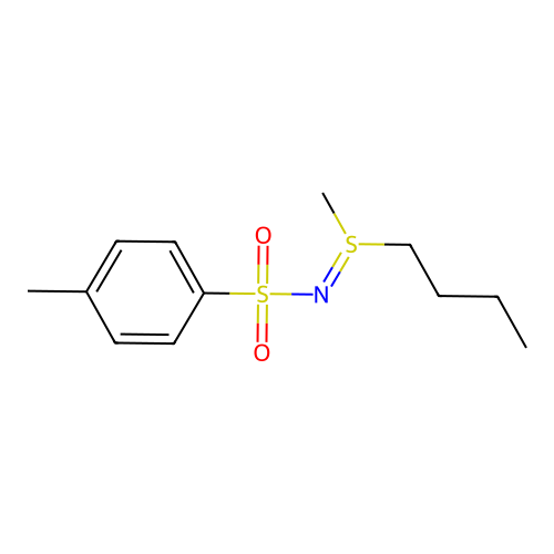 N-[butyl(methyl)-lambda~4~-sulfanylidene]-4-methylbenzenesulfonamide structure