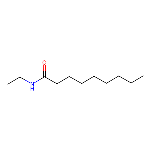 N-ethylnonanamide structure