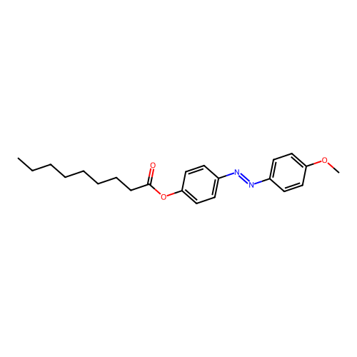 4-[(E)-(4-methoxyphenyl)diazenyl]phenyl nonanoate structure