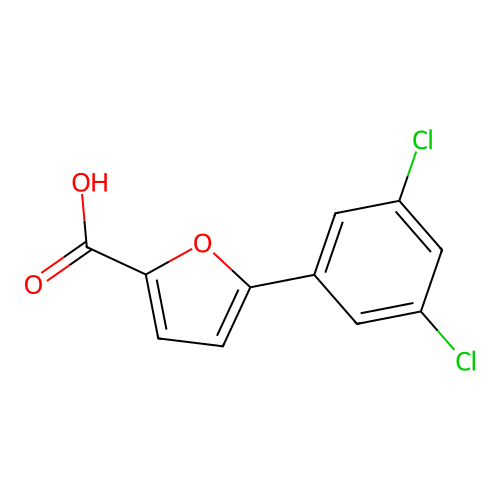 5-(3,5-Dichlorophenyl)furan-2-carboxylic acid structure