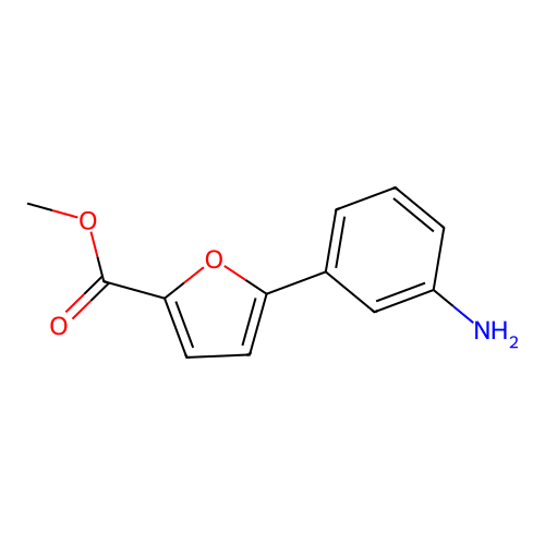 Methyl 5-(3-aminophenyl)furan-2-carboxylate structure