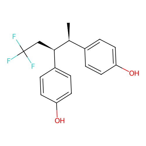 Terfluranol structure