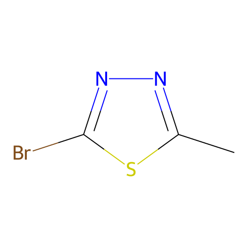 2-Bromo-5-methyl-1,3,4-thiadiazole structure