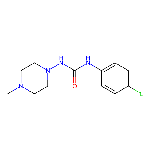 1-(4-Chlorophenyl)-3-(4-methylpiperazin-1-yl)urea structure