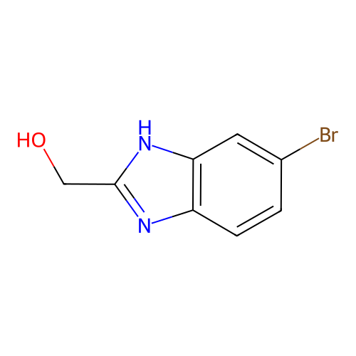(6-Bromo-1H-benzimidazol-2-yl)methanol structure