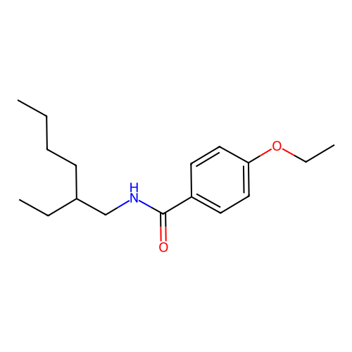 4-ethoxy-N-(2-ethylhexyl)benzamide structure