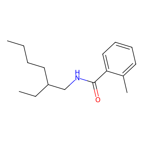N-(2-ethylhexyl)-2-methylbenzamide structure