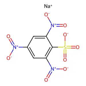 Sodium trinitrobenzenesulphonate structure