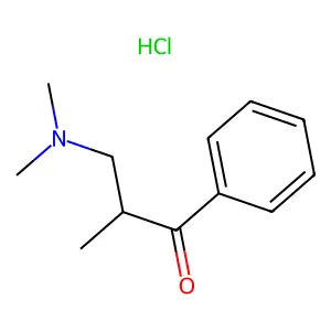 3-(Dimethylamino)-2-methylpropiophenone hydrochloride structure